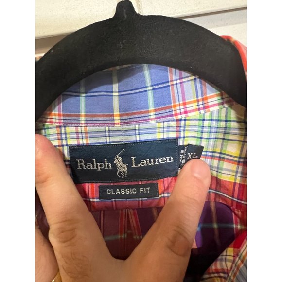 Ralph Lauren Short Sleeve Button‎ Up Shirt - Size XLT - Picture 3 of 4